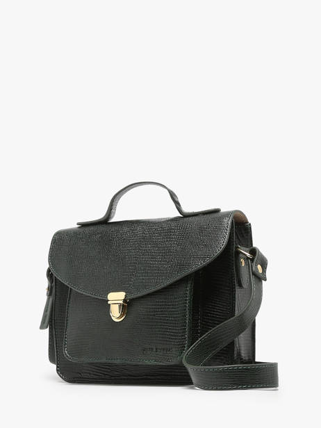 Cross Body Tas La Suite 1960 Leder Paul marius Groen la suite 1960 GEORG960 ander zicht 2